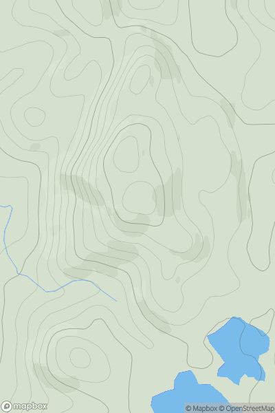 Thumbnail image for Creag an Fhithich [Loch Torridon to Loch Maree] [NG795715] showing contour plot for surrounding peak